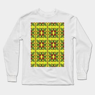 Holly Berry Pattern Long Sleeve T-Shirt